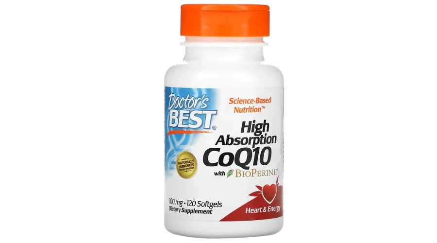 Doctor's Best, High Absorption CoQ10 with BioPerine