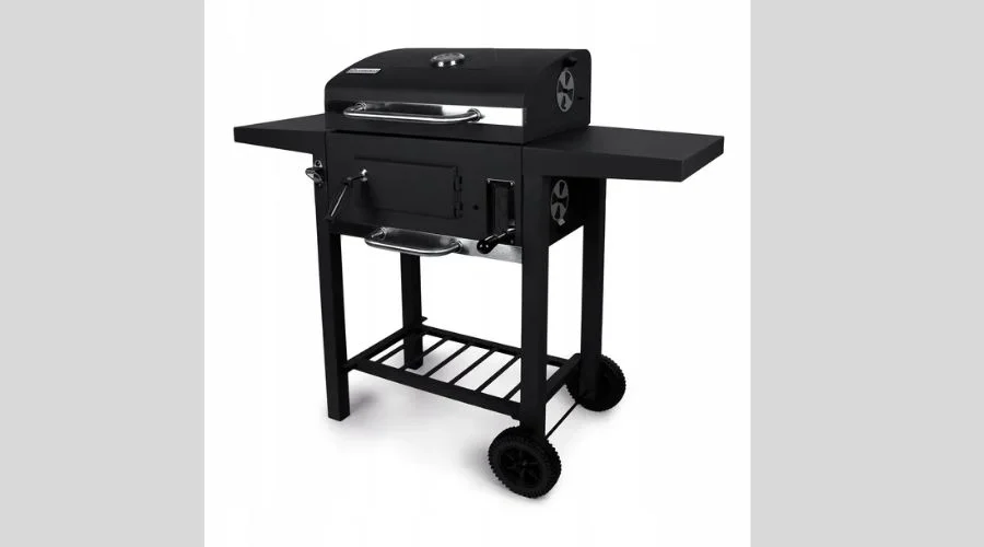 Large garden charcoal grill + 3 shelves + ash tray