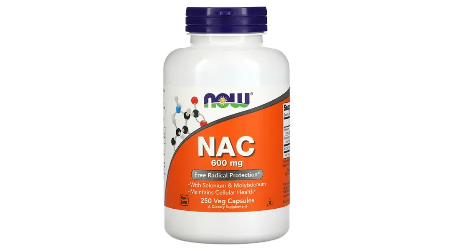 NAC, 600 mg, 250 Veg Capsules