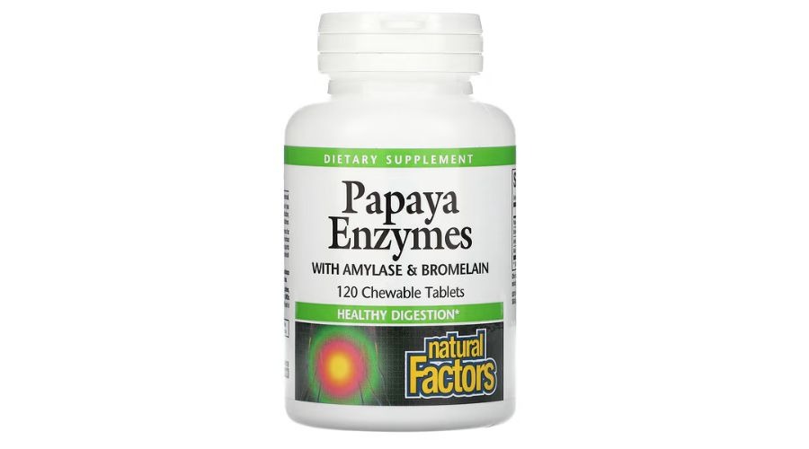 Natural Factors, Papaya Enzymes with Amylase & Bromelain