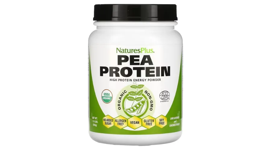 Organic pea protein powder, 1.1 lbs (500 g)