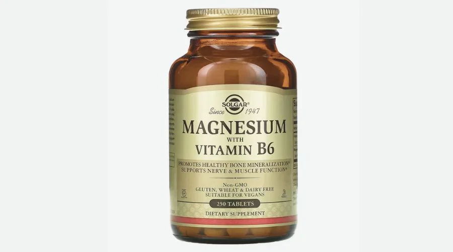 Solgar, Magnesium with Vitamin B6