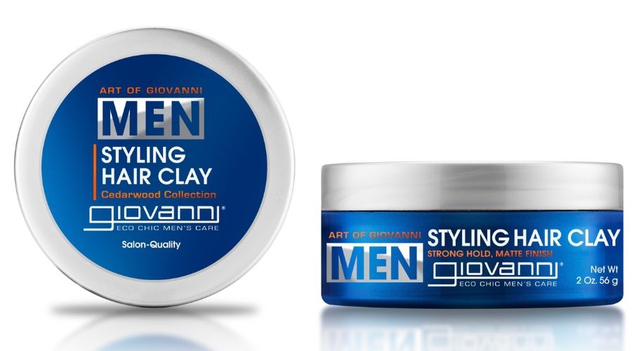Men Hair Styling Gel with Ginseng and Eucalyptus