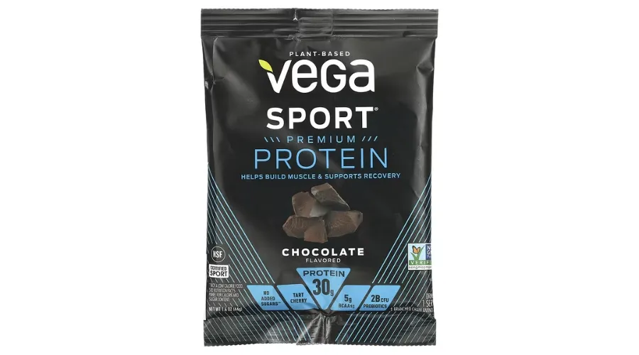 Vega, sport performance, protein powder, chocolate, 1.6 oz (44 g)
