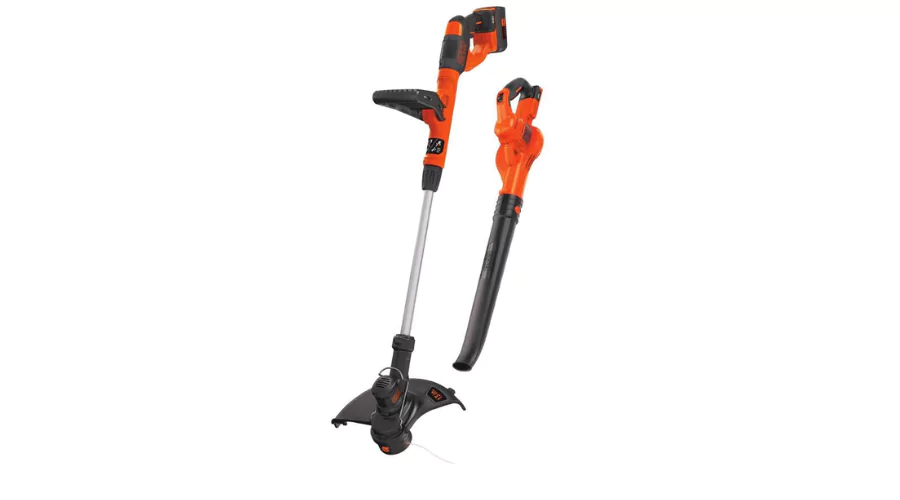 Black and Decker 40V Max* Cordless String Trimmer & Sweeper Combo Kit (LCC340C)