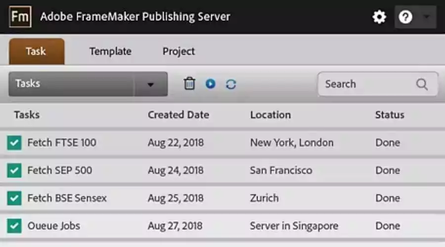 FrameMaker Publishing Server
