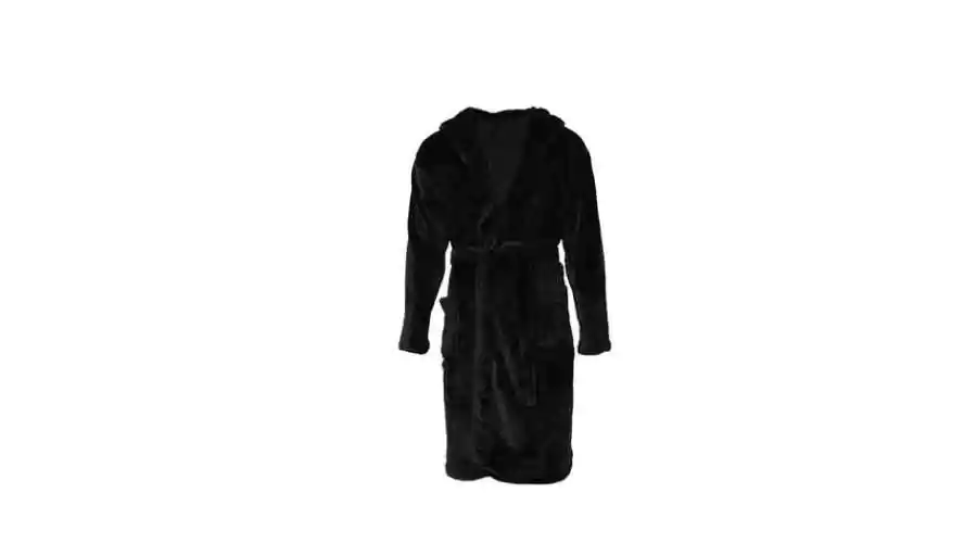 Pierre Roche Soft Touch Hooded Dressing Gown