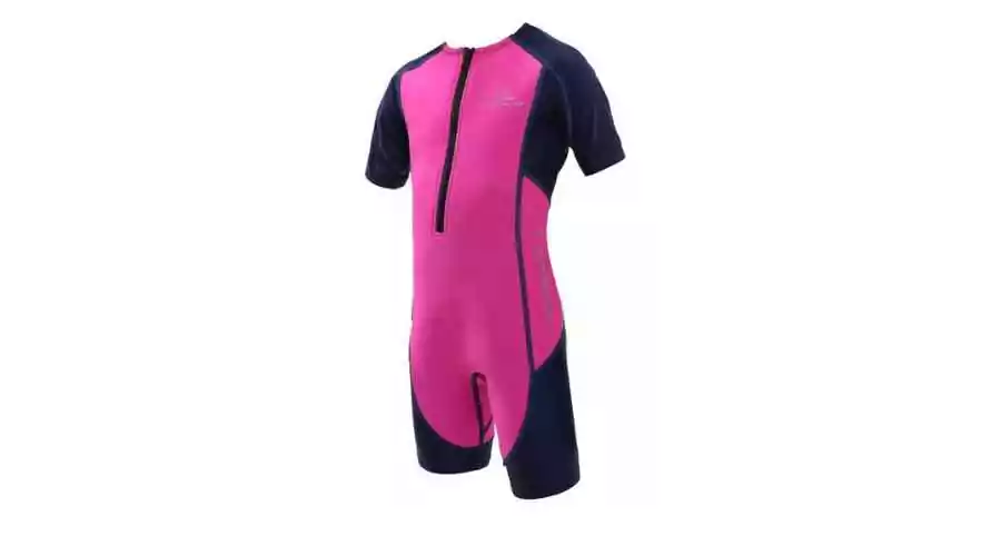 Stingray HP Short Sleeve Kids Wetsuit - Pink