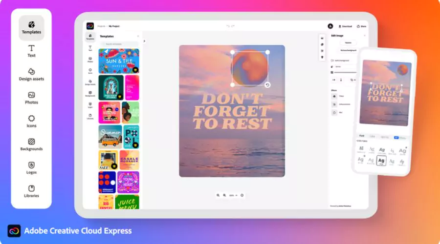 Features of Best-Selling adobe creative cloud express Software By Adobe