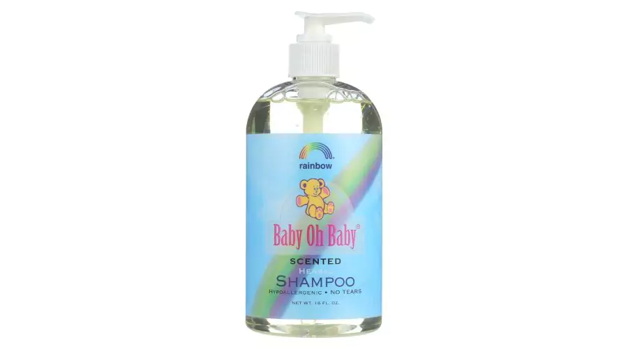 Rainbow research, baby oh baby, herbal shampoo, scented