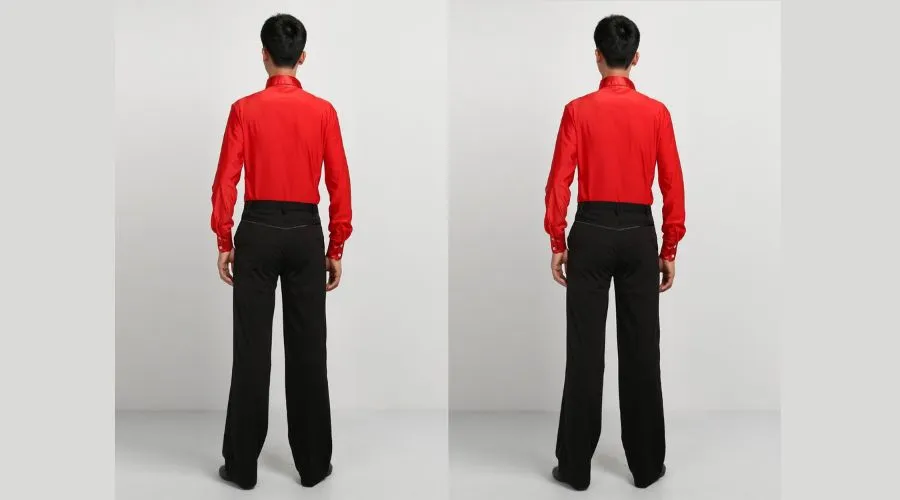Men's Ballroom Dance Pants Men's Latin Dance Trousers for Men