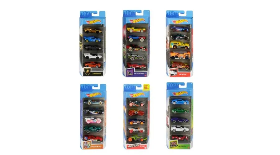 Hot Wheels 5 Car Gift Pack Assorted