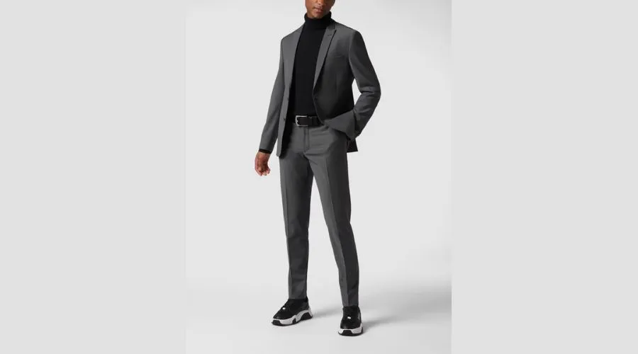 Dry Grain Slim-fit Suit Trousers