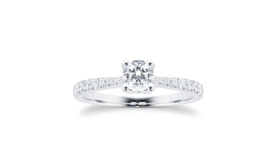 Goldsmiths Platinum 0.70ct Goldsmiths Brightest Diamond Ring