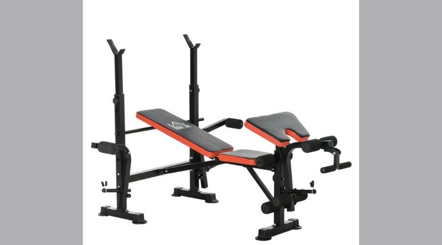 Steel Multi-Function Adjustable Weight Training Bench Gym Fitness Lifting Bench