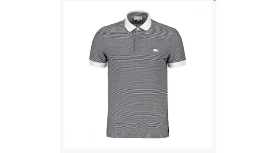 Striped Polo Shirt In Cotton Linen