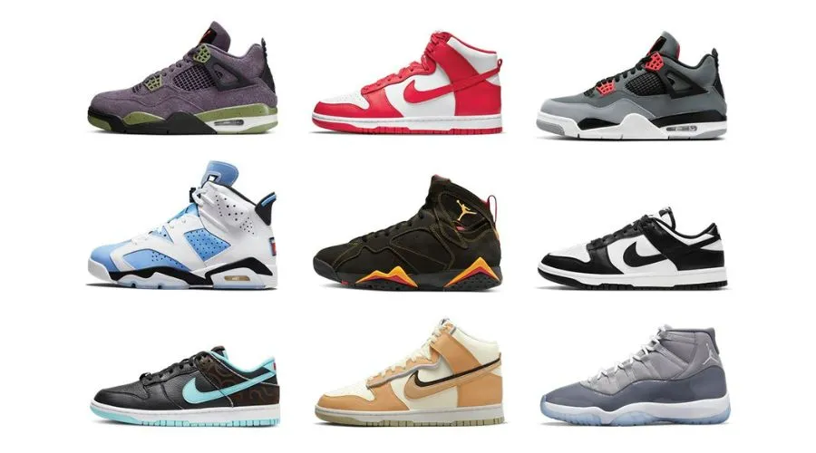 Types of sneakers on JD Sports