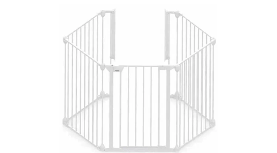 Noma Stair gate Modular metal white 5-piece 94047