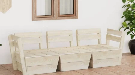 Sustainable And Stylish Pallet Garden Furniture For Outdoor Space