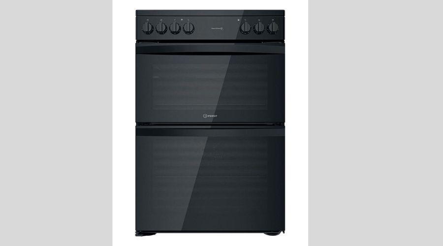 Indesit ID67V9KMB/UK 60cm Electric Double Cooker + Installation