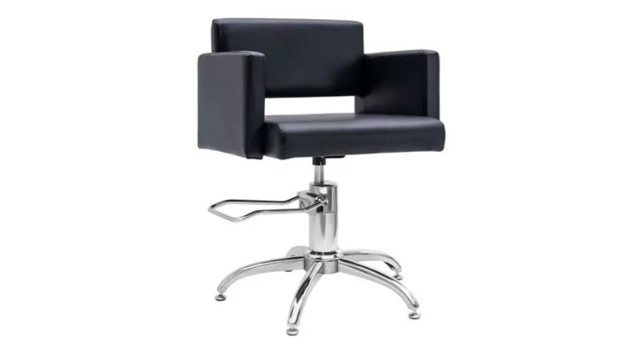 VidaXL Salon Chair Faux Leather black