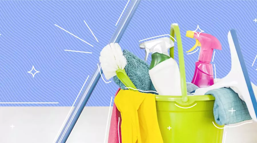 Cleaning tool - dish cleaning set - set of three