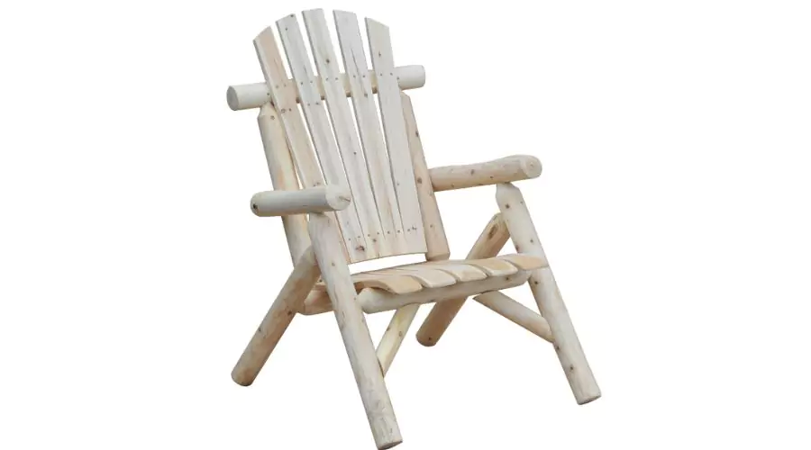 Garden chair wooden chair high-back with armrests 