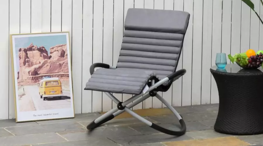 Ergonomic 2 in 1 rocking chair garden chair 