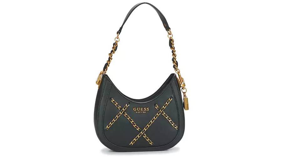 Guess's ABEY BC SMALL HOBO (Black)