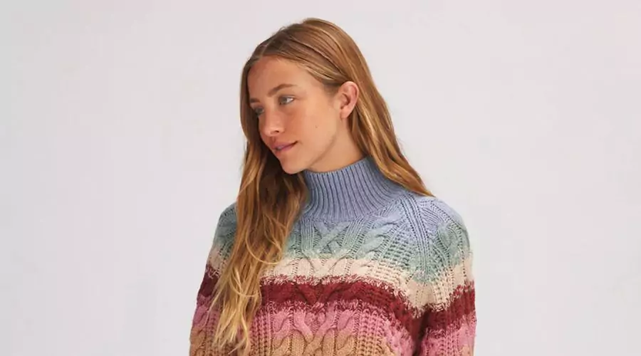 Women's Basin and Range Ombre Turtleneck Sweater