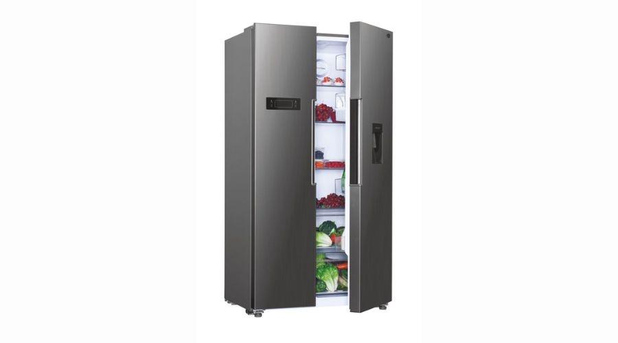Hoover HHSBSO 6174XWDK American Fridge Freezer Stainless Steel