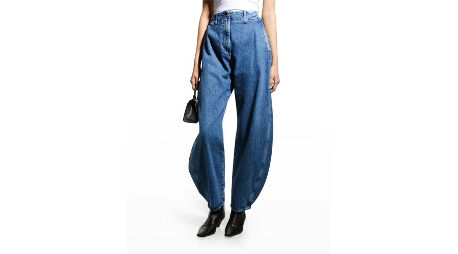 Isabelle Wide Tapered Ankle Jeans