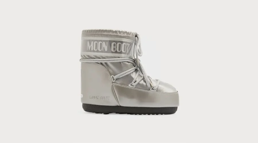 MOON BOOT Icon Bicolor Lace-Up Short Snow Boots