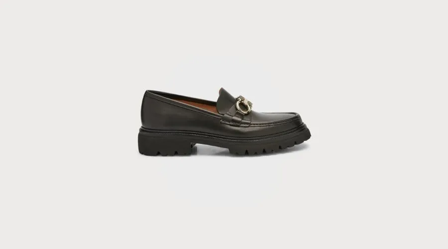 Men's Bleecker Leather Lug-Sole Loafers with Reversible Bit 