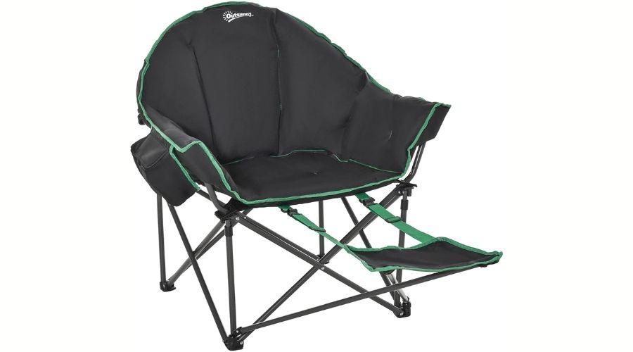 Outsunny height-adjustable camping chair 