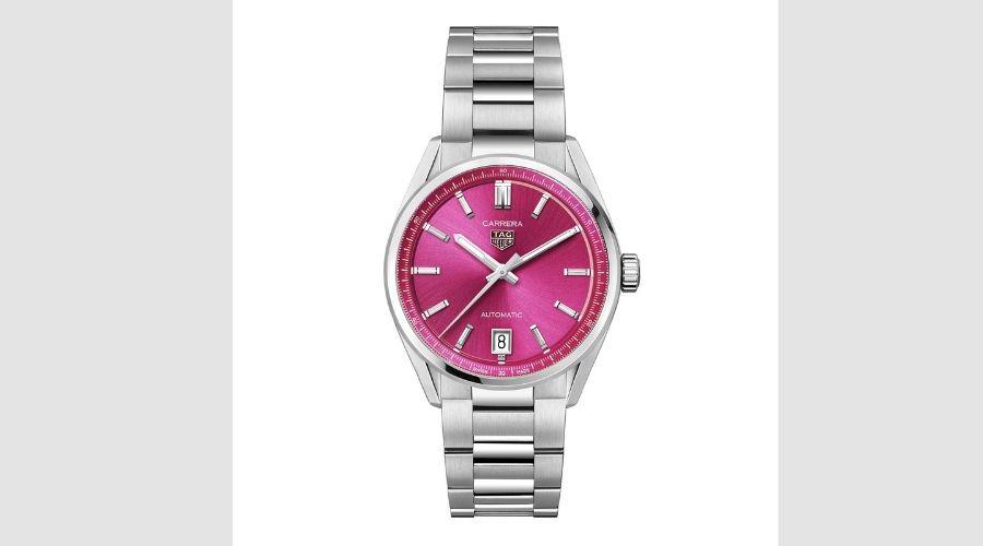 Carrera Date 36mm Ladies Watch Pink