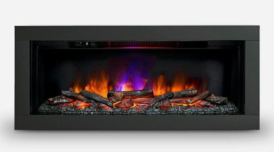 Be Modern Avella Black Wall Mounted Electric Fire