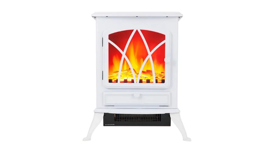 3.Warmlite Electric Fire Stove white (2kW)