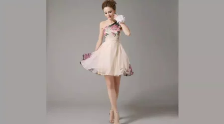 Floral cocktail dress