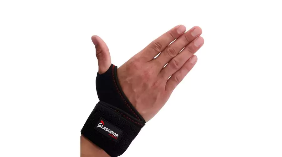 Gladiator Sports Wrist Brace With Thumb Opening