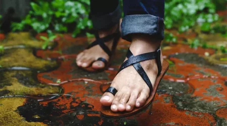 Men's rubber sandals