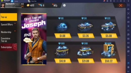 online free fire top up