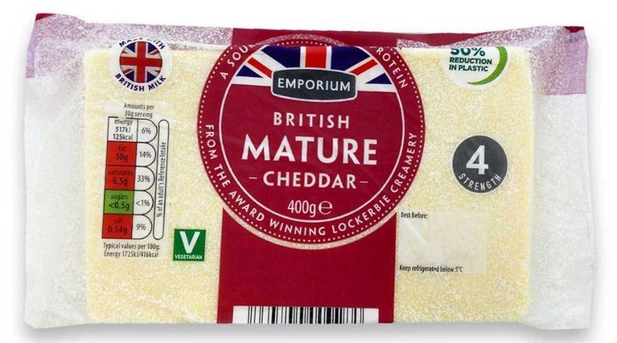 Emporium British Mature Cheddar Cheese 400g