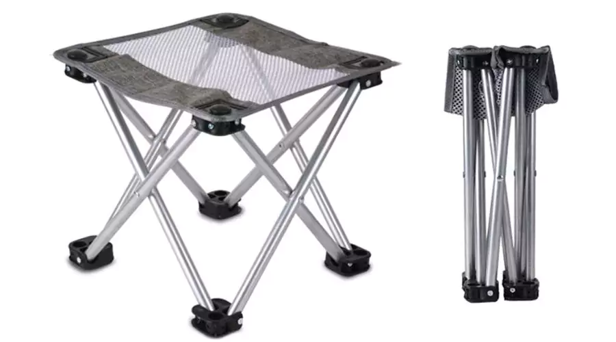 Mini Folding Camping Stools Ultralight Aluminium Oxford Outdoor Portable Stools For Fishing Hiking Picnic Foldable Small Chair