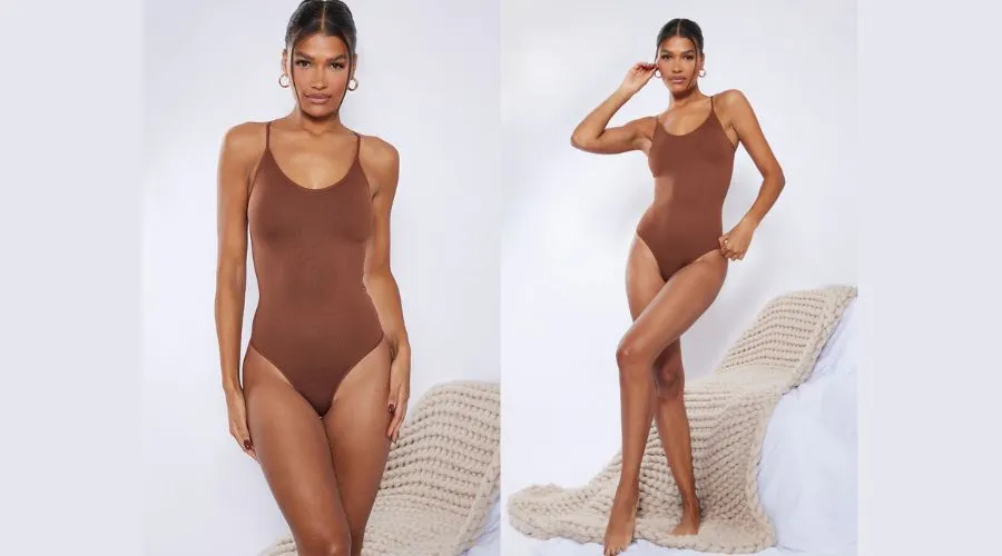 Brown Shapewear Solution Thong Body