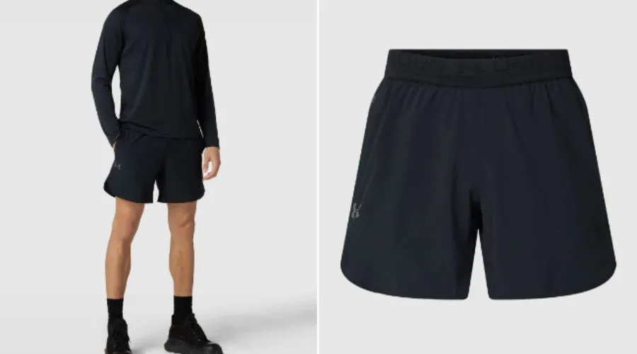 Under Armour Shorts with zip pocket, model 'UA Peak' in black