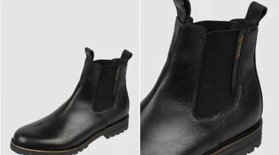 Leather Chelsea Boots, Model 'Luke' in Black