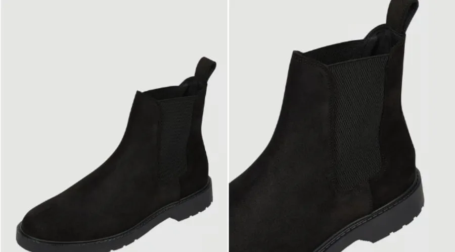 Leather Chelsea Boots, Model 'Tim' in Black