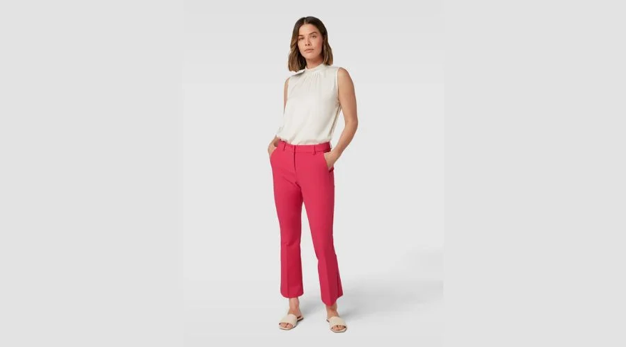 Cambio Pants with French side pockets in pink