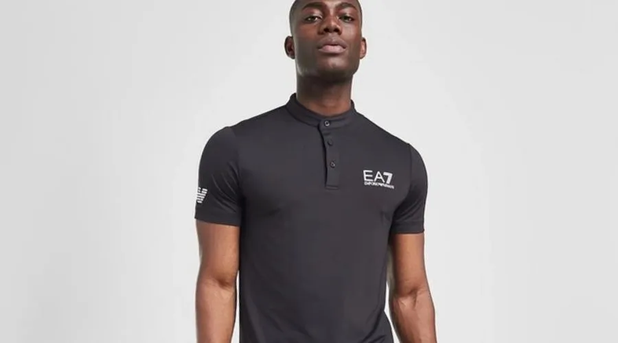 Emporio Armani EA7 Tennis Bomber Collar Polo Shirt